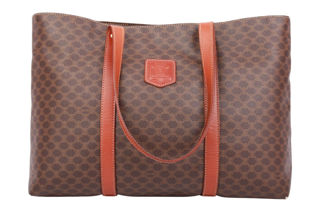 Céline Vintage Shopper Braun