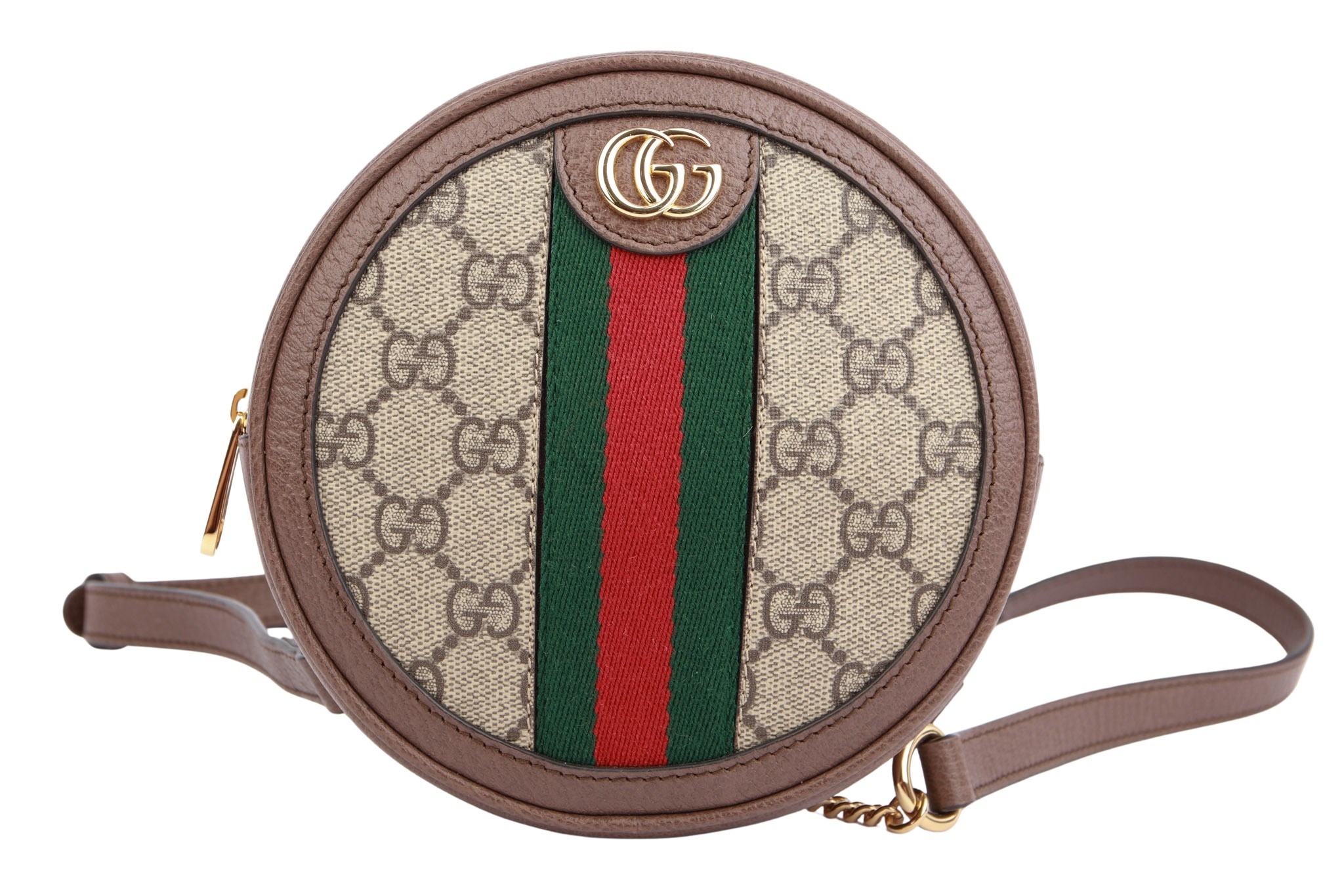 Gucci Ophidia Round Bag Mini Braun
