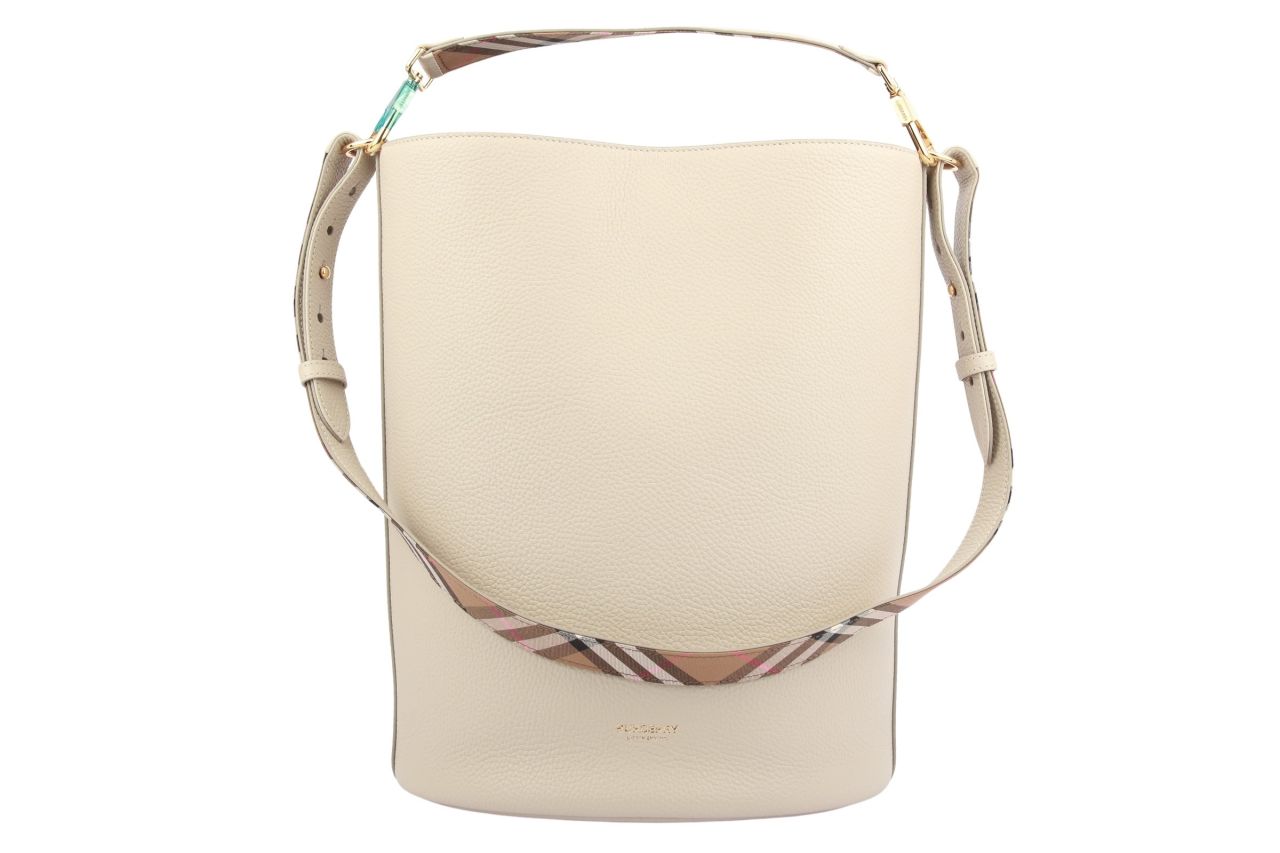 Burberry Bucket Bag Leder Beige