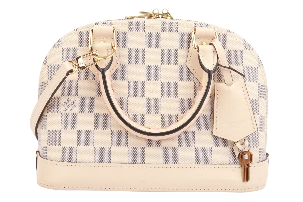 Louis Vuitton Braided Alma BB Damier Azur Canvas