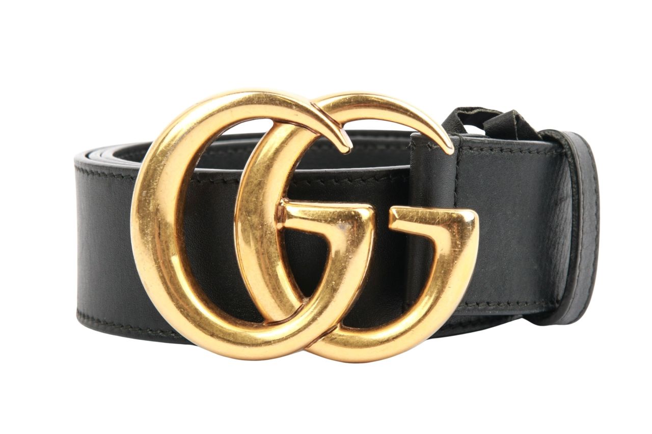 Gucci Marmont GG Gürtel Schwarz Gr. 100