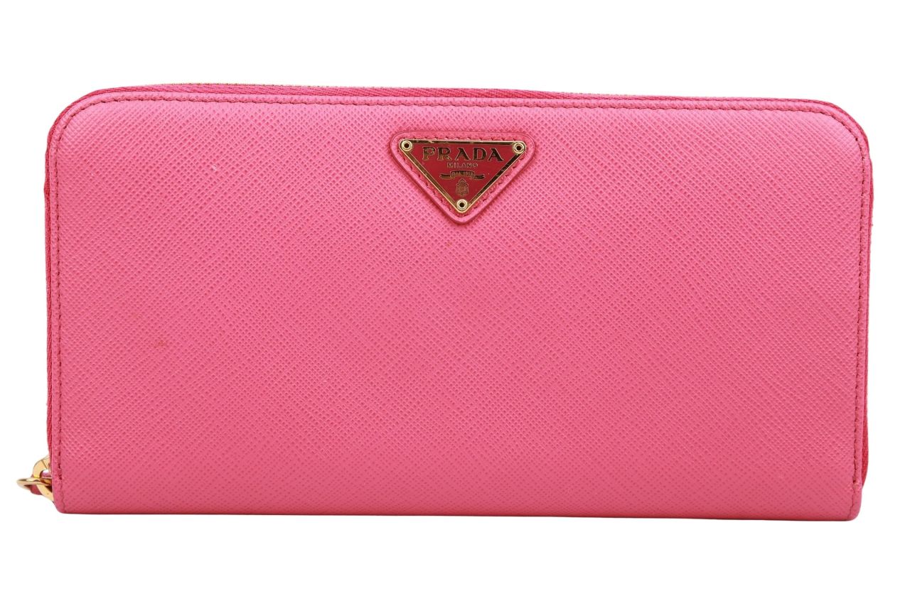 Prada Portemonnaie Saffiano Fuchsia