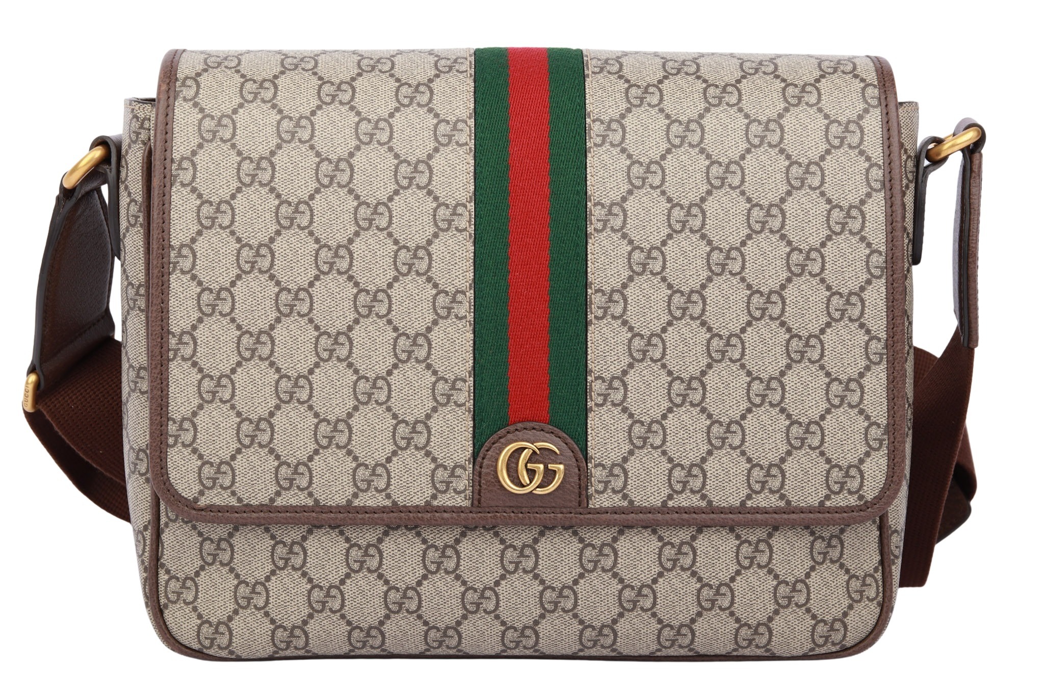 Gucci Messenger Bag GG Canvas Braun
