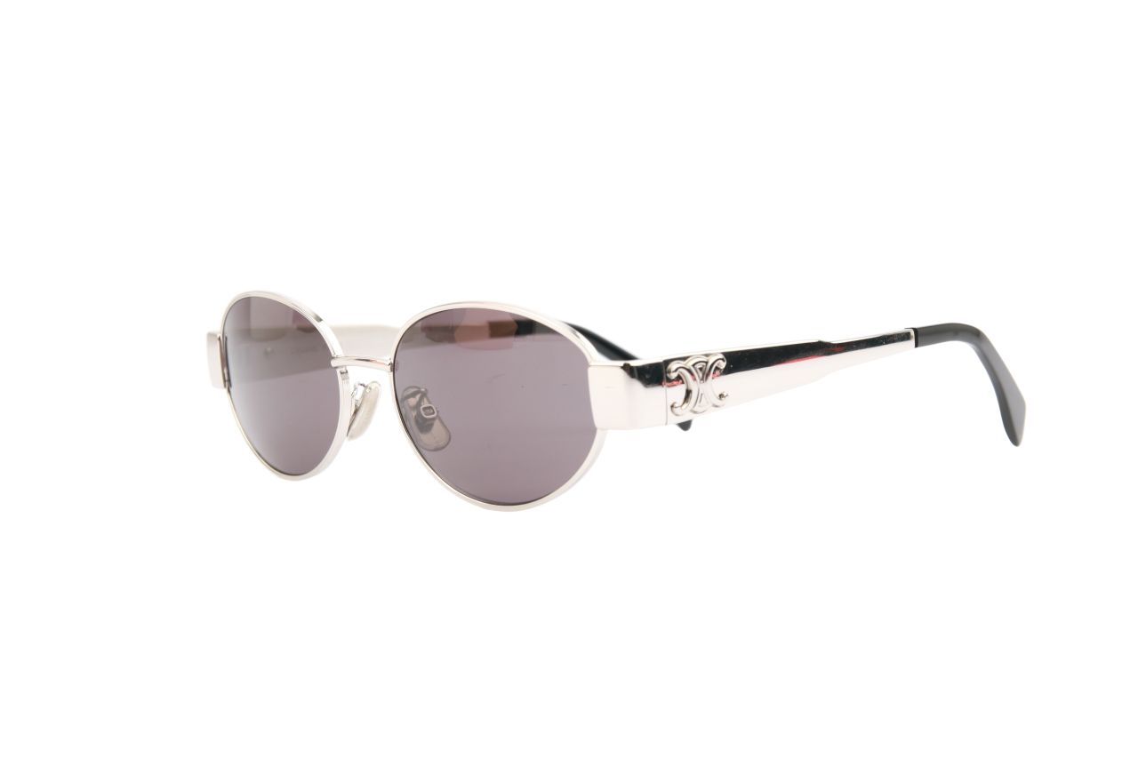 Céline Sonnenbrille CL40235U Silber / Schwarz