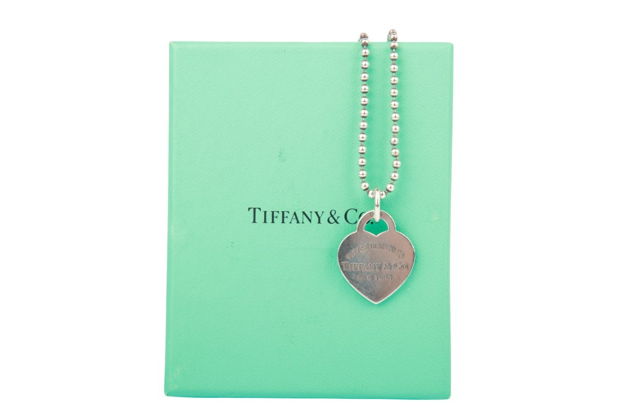 Tiffany & Co. Please Return to Tiffany Kugelkette mit Herzanhänger