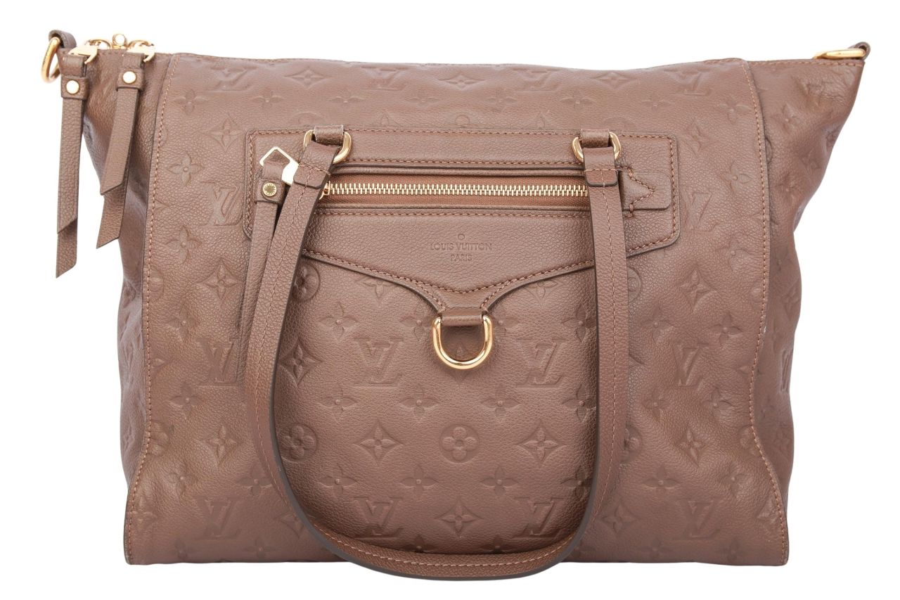 Louis Vuitton Lumineuse MM Monogram Empreinte Braun