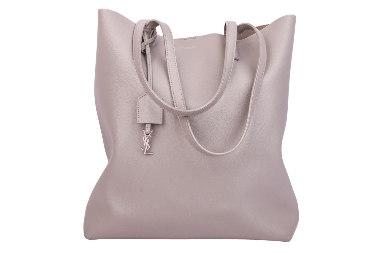 Saint Laurent Shopper Grau inkl. Pochette