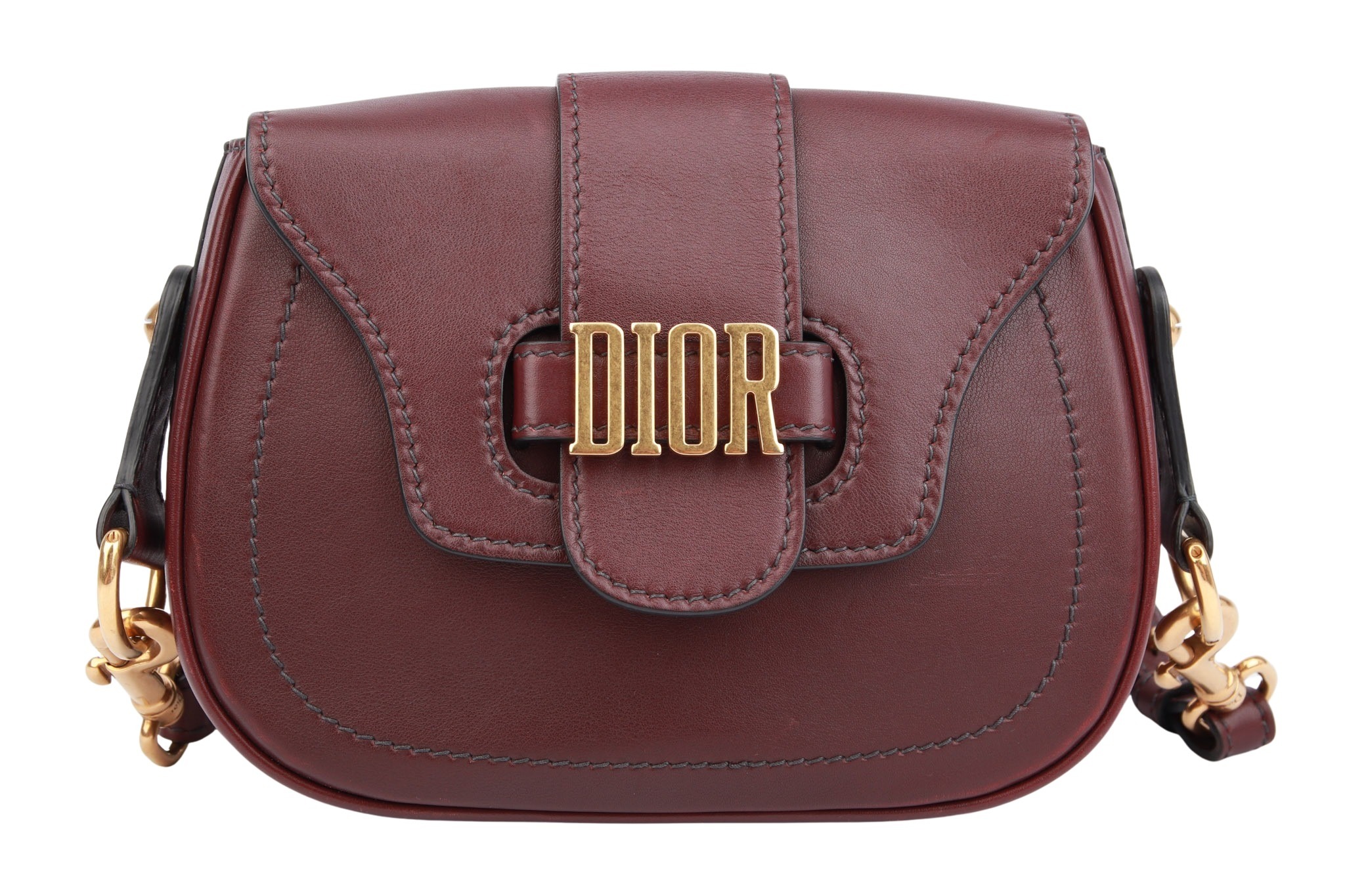 Dior D-Fence Bag Leder Bordeaux