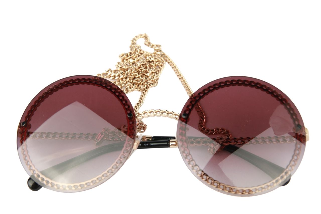 Chanel sunglasses "4245" black with gold