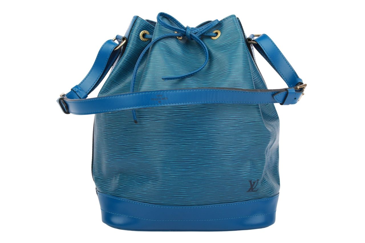 Louis Vuitton Sac Noé Grand Epi Leder Blau