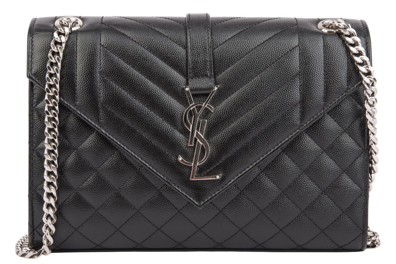 Saint Laurent Envelope Bag Small Schwarz