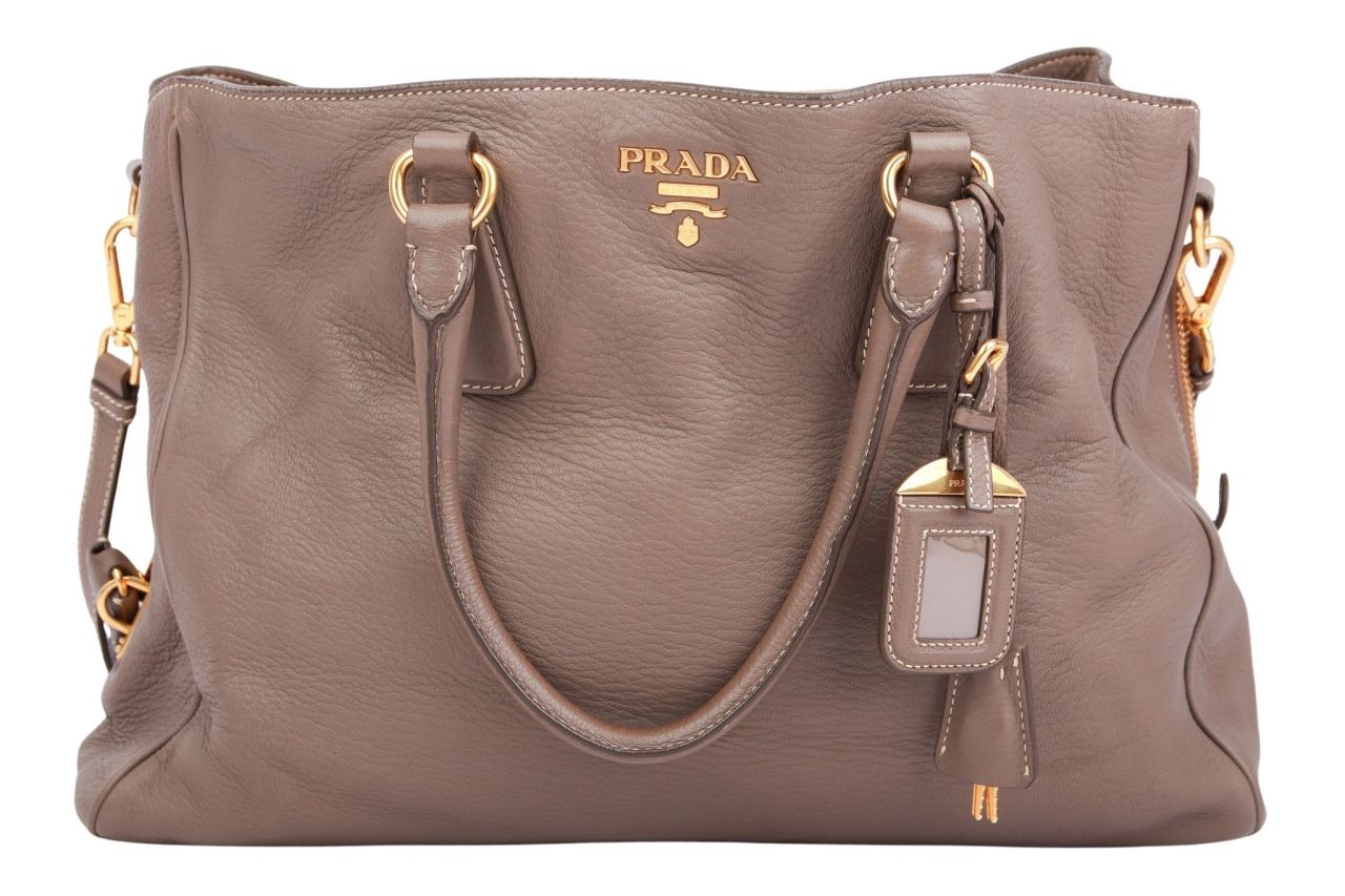 Prada Vitello Daino Braun