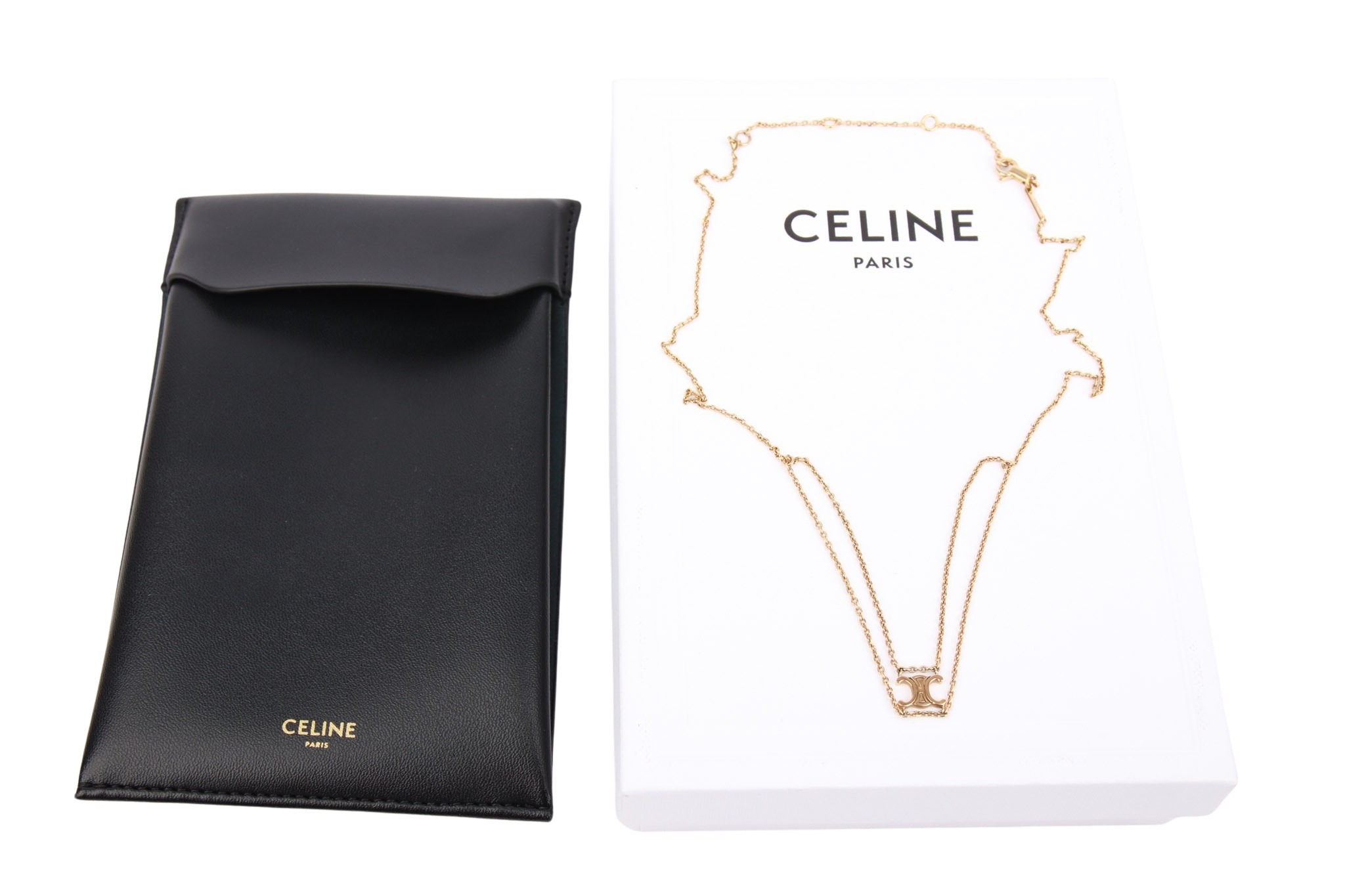 Celine Triomphe Kette Gold