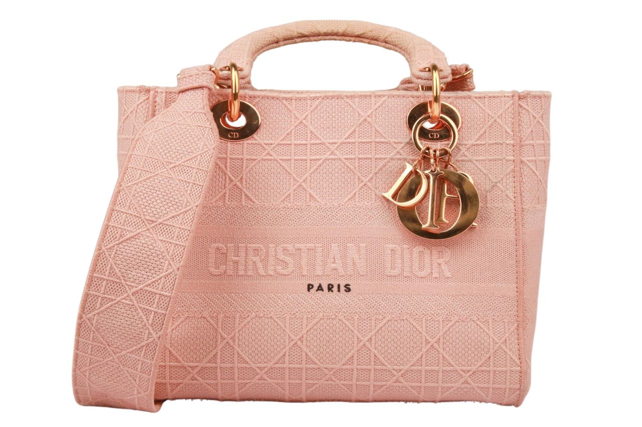 Dior Mittelgroße Lady D-Lite Tasche Rosa