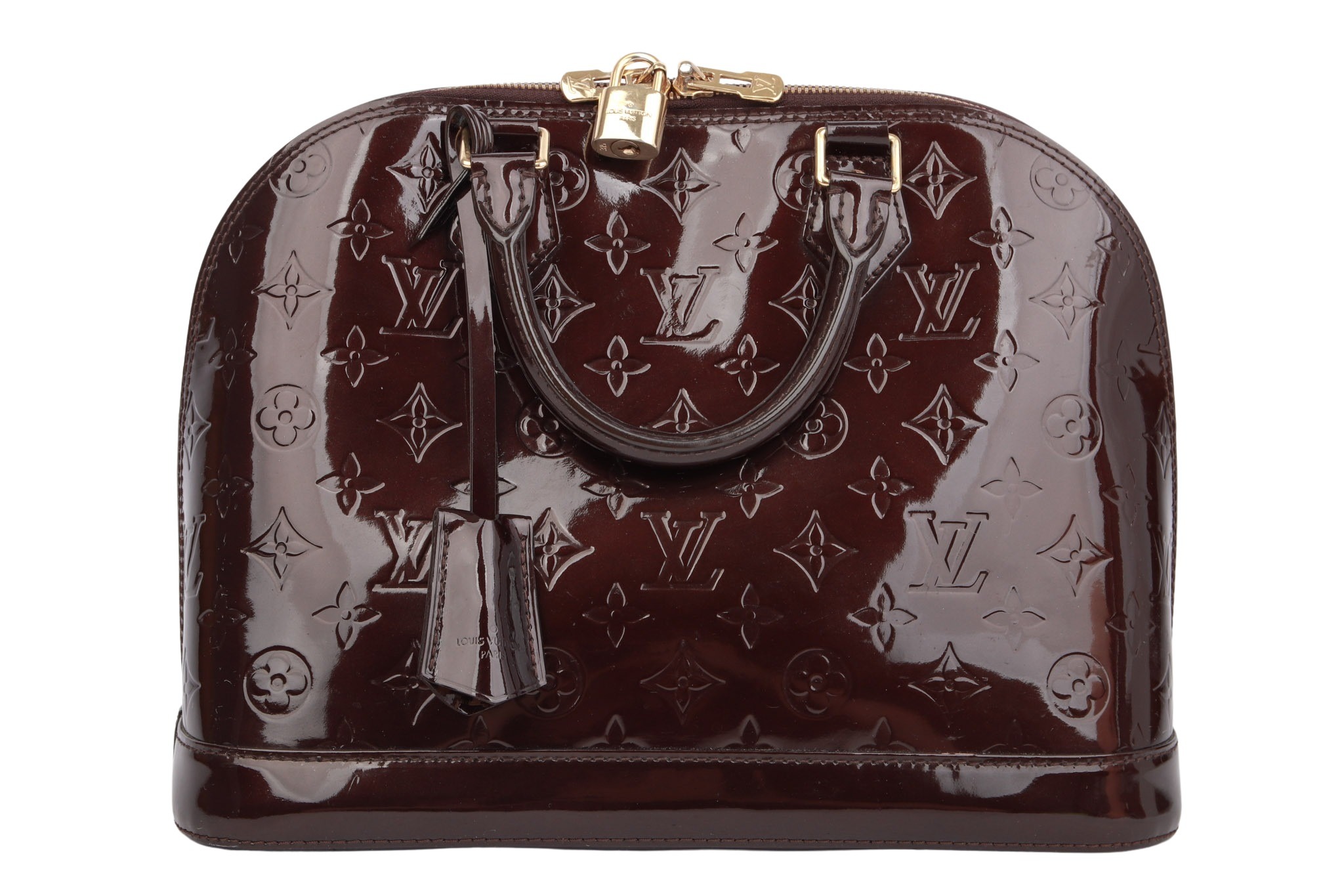 Louis Vuitton Alma PM Monogram Vernis Amarante