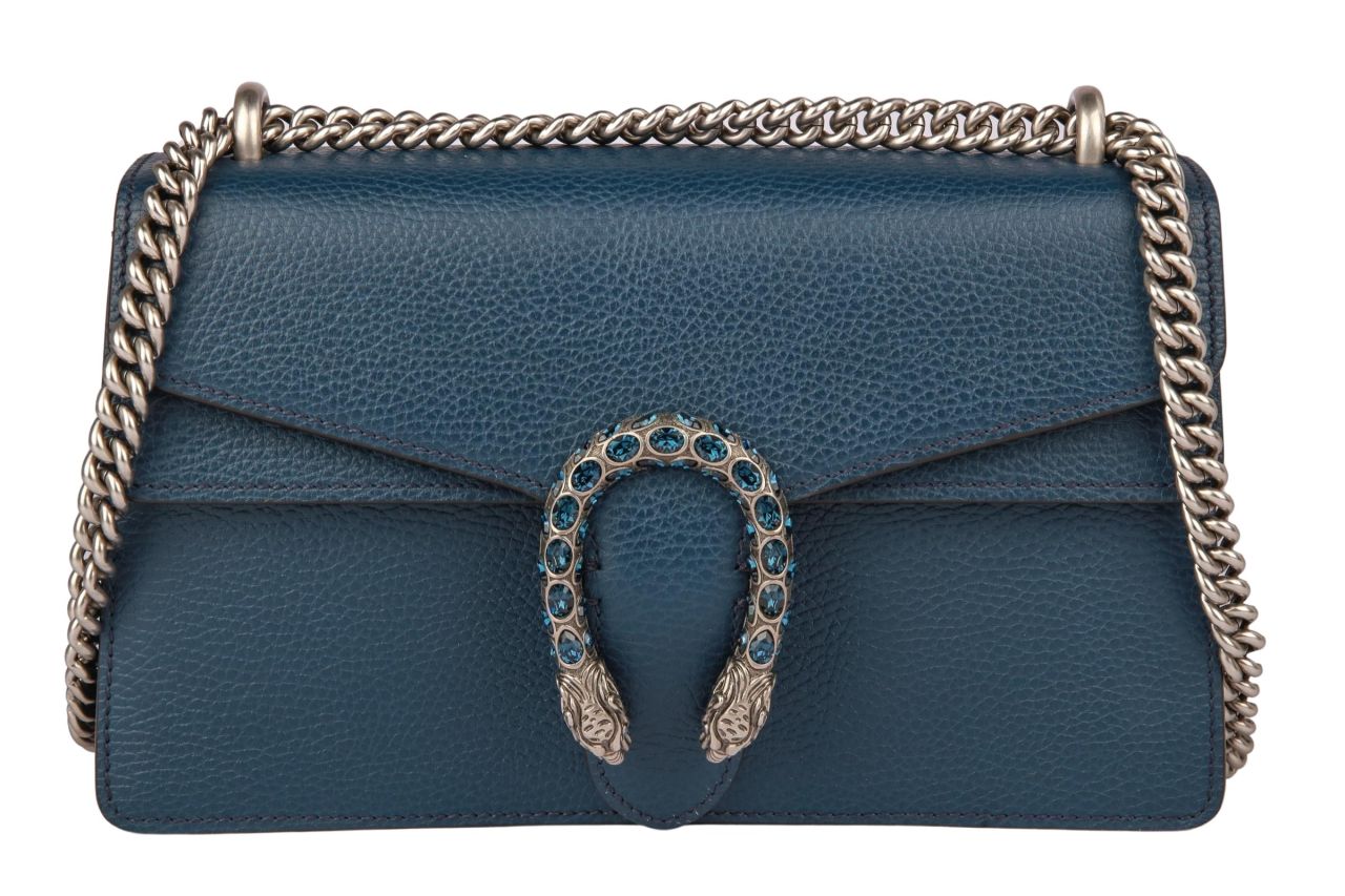 Gucci Dionysus Medium Blau Leder