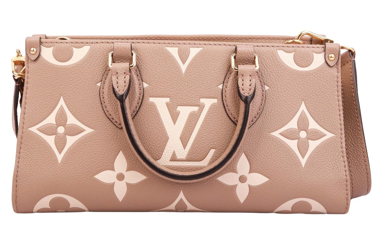 Louis Vuitton OnTheGo East West Monogram Empreinte Beige