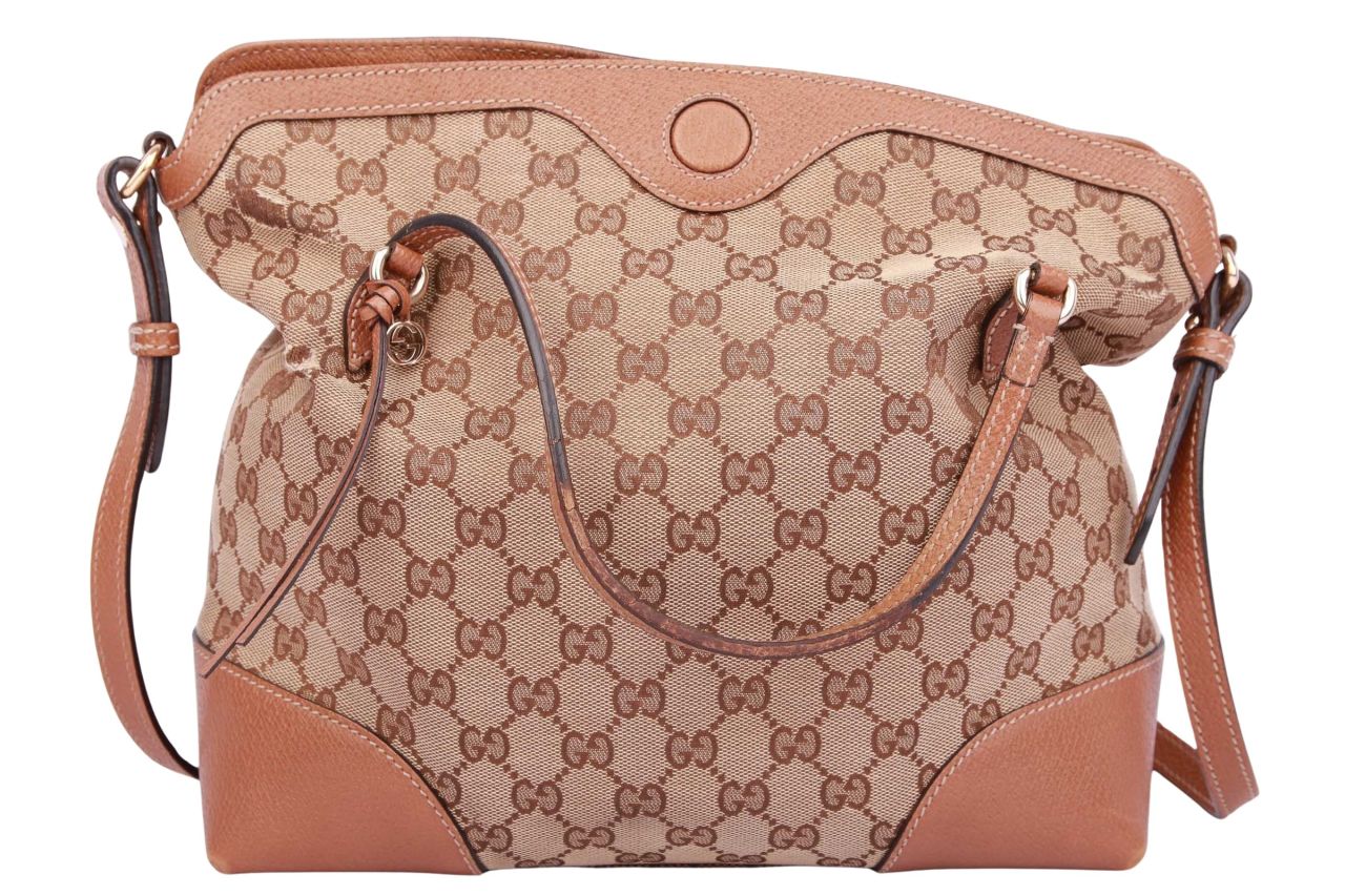 Gucci Shopper Guccissima Canvas Braun