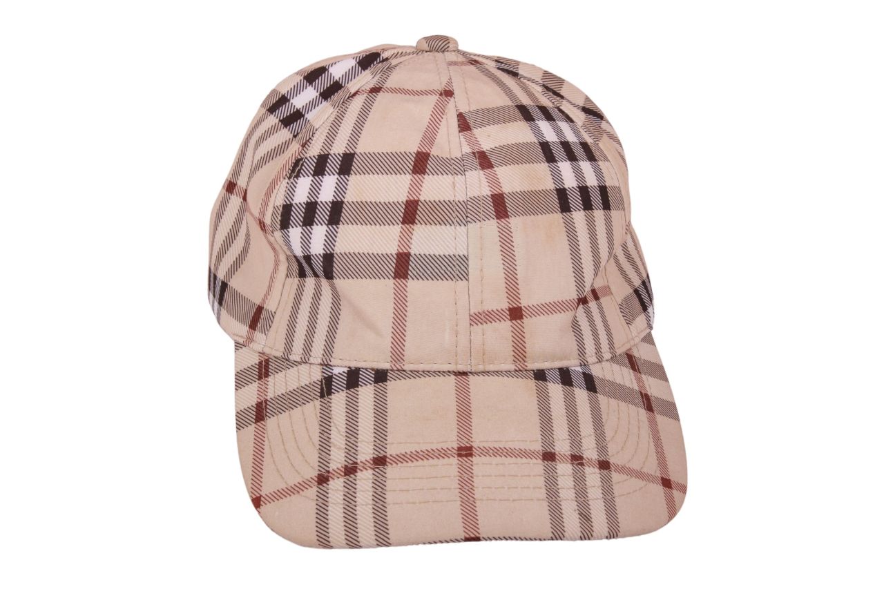 Burberry Cap Kariert Beige