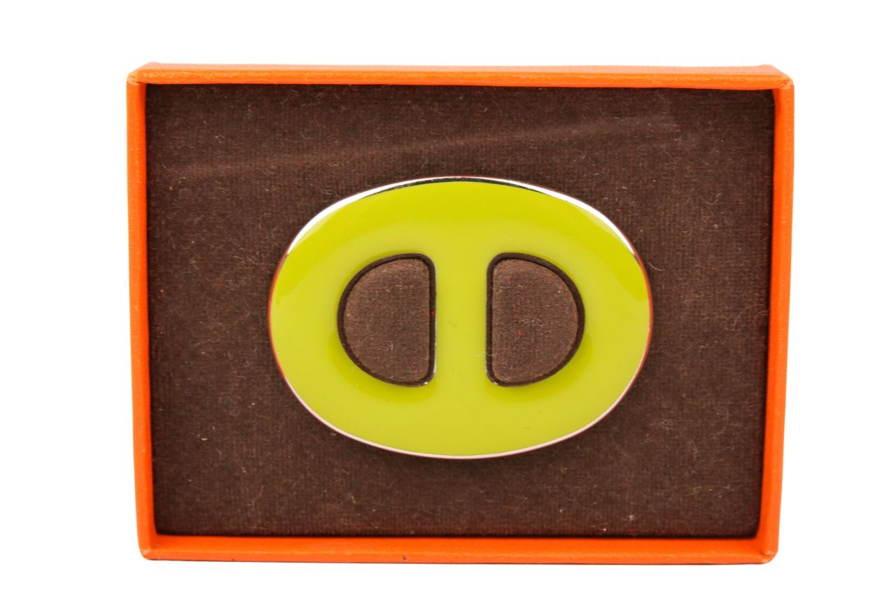 Hermès Tuchring Emaille Grün