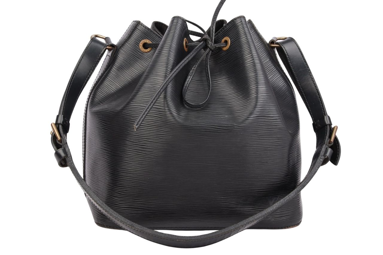 Louis Vuitton Sac Noé Petit Epi Leder Schwarz