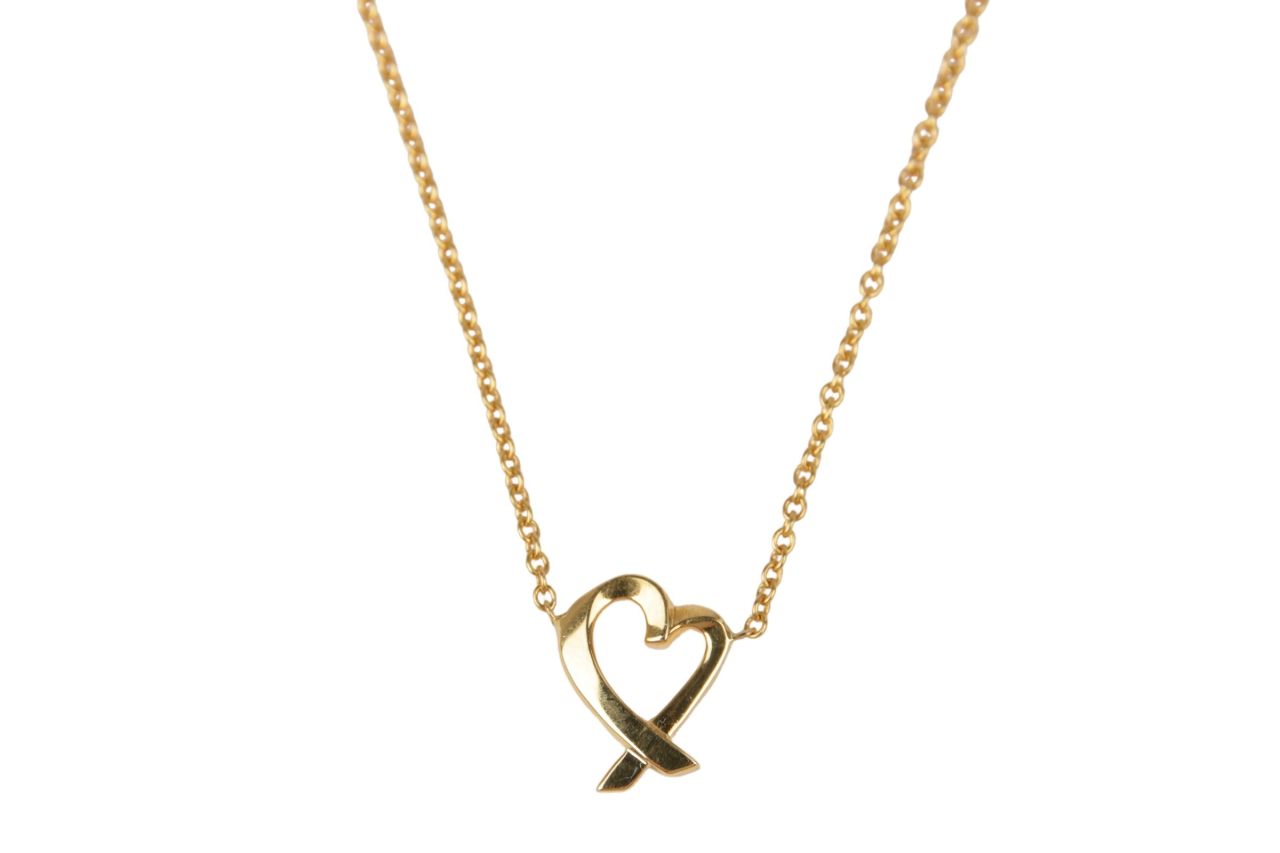 Tiffany & Co. Paloma Picasso Loving Heart Anhänger 18K Gold