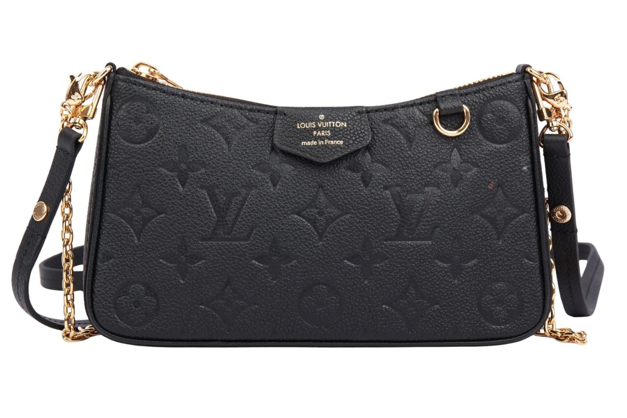 Louis Vuitton Easy Pouch On Strap Monogram Empreinte Schwarz