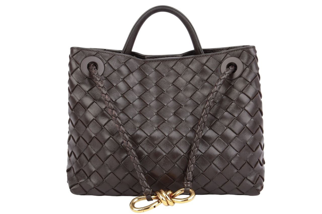 Bottega Veneta Small Andiamo Leder Braun