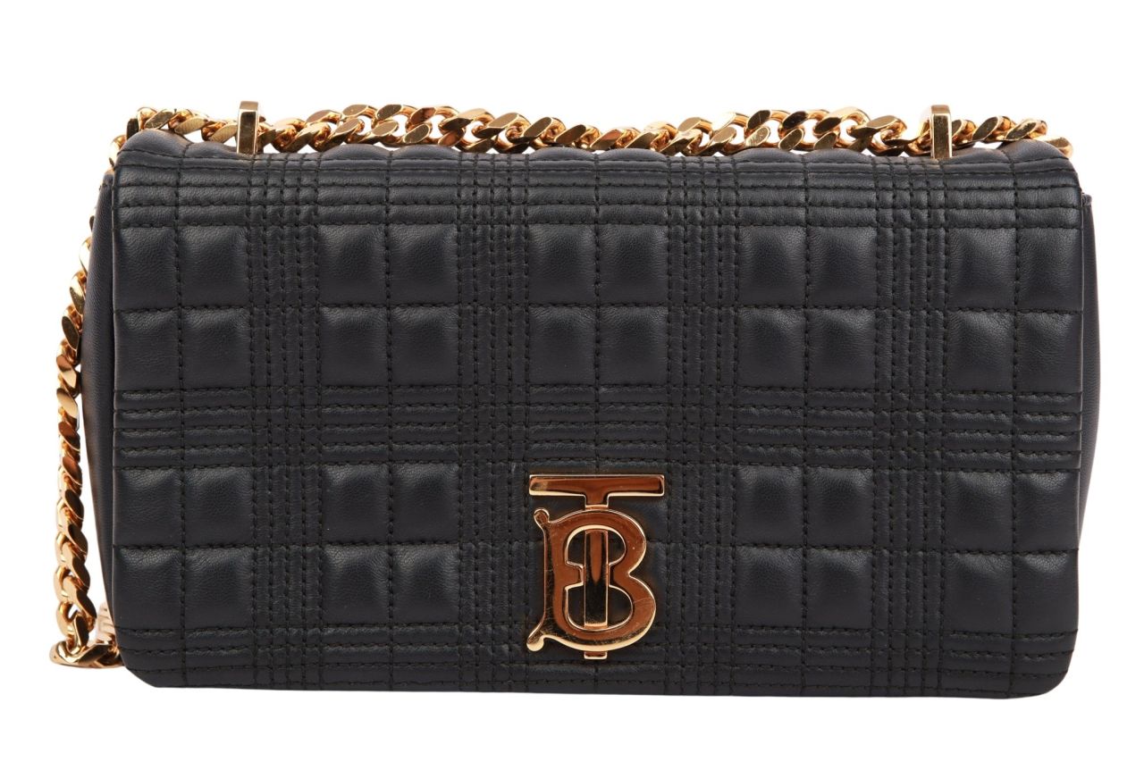 Burberry Lola Bag Schwarz Leder