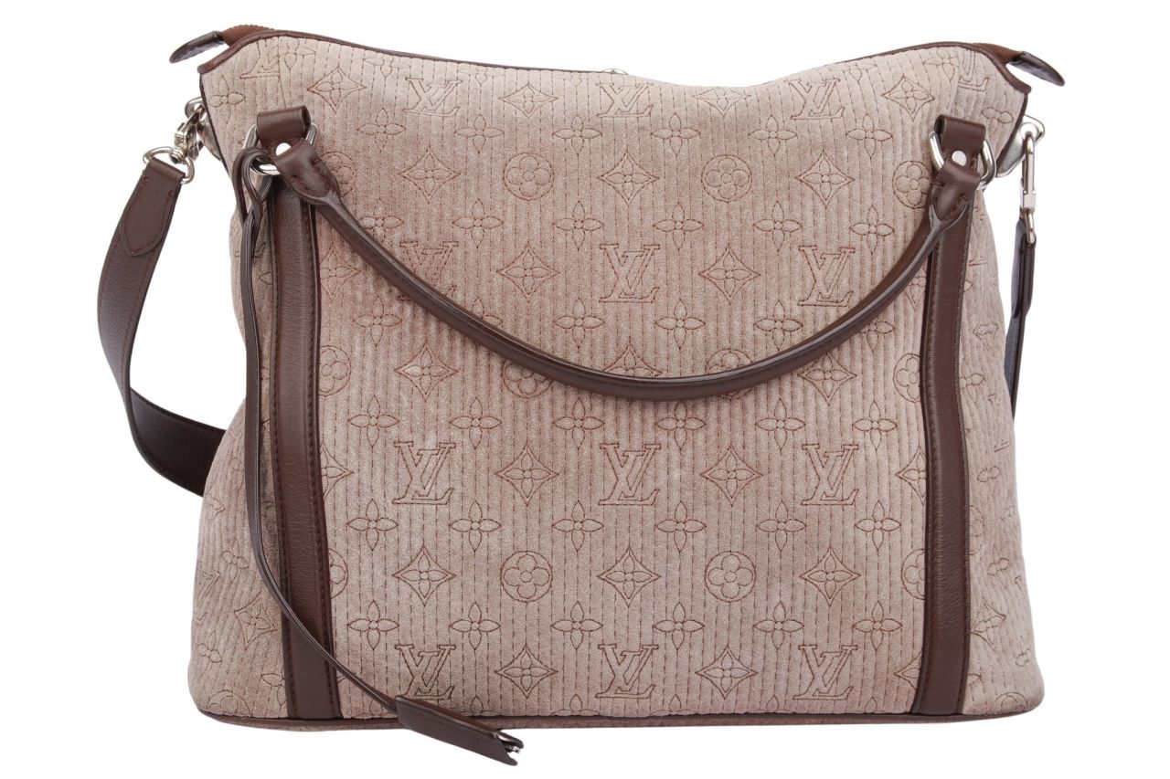 Louis Vuitton Antheia Ixia MM Monogram Stiched Bag Braun