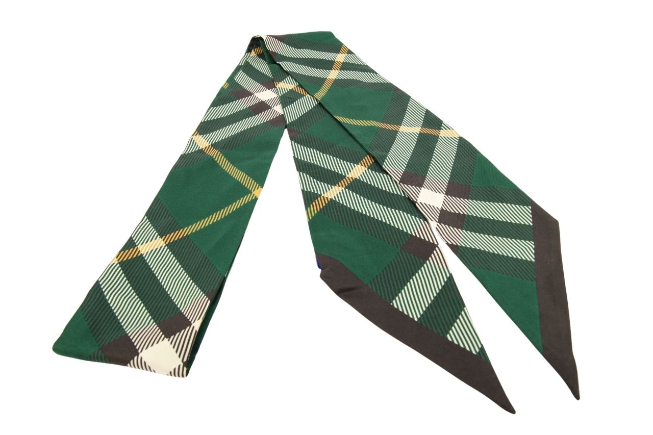 Burberry Seidenschal Grün