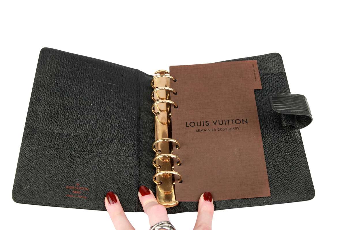 Louis Vuitton Agenda MM Epi Leder Schwarz | Luxussachen.com