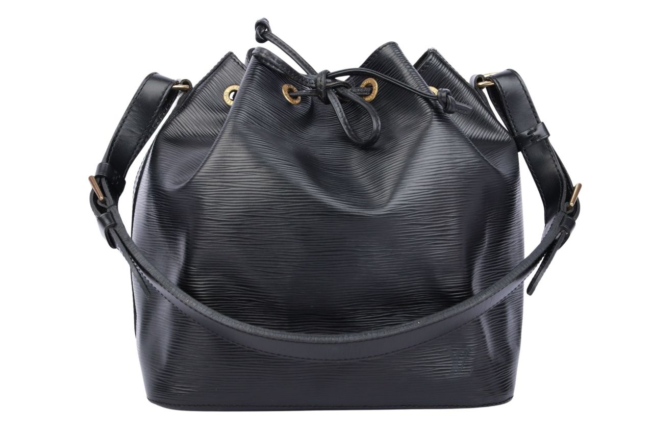 Louis Vuitton Sac Noé Petit Epi Leder Schwarz