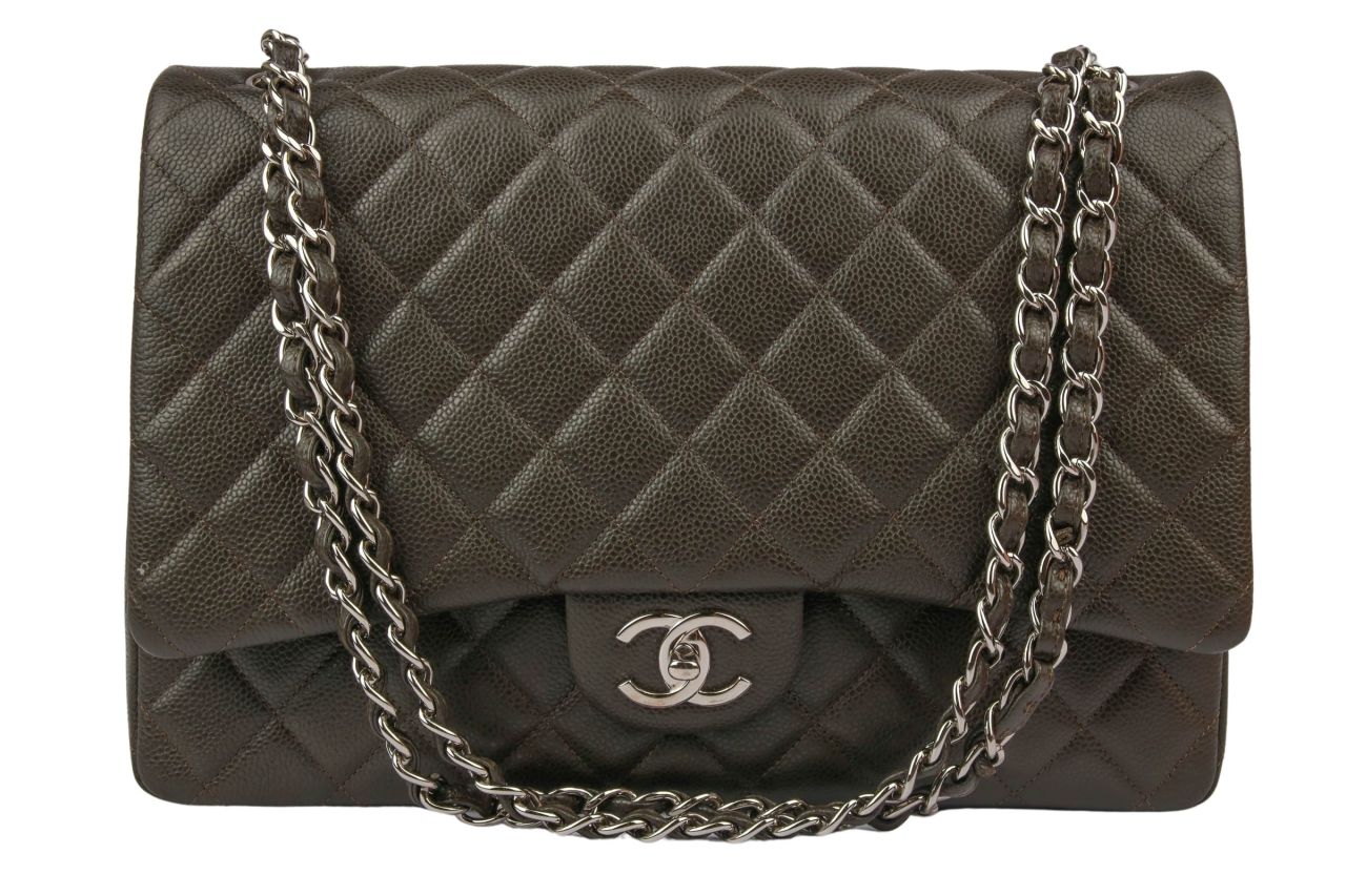 Chanel Jumbo Double Flap Bag Braun