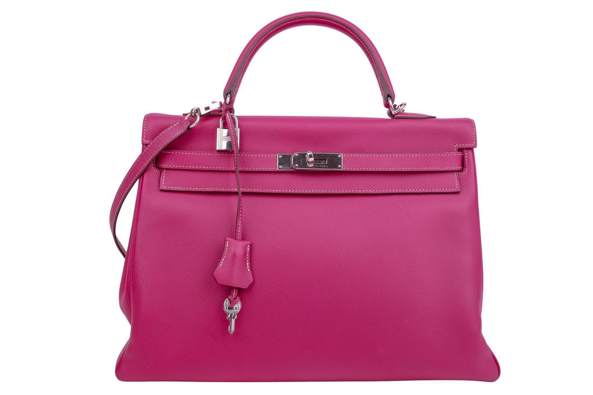 Hermès Kelly 35 Tosca & Rose Tyrien Epsom Candy
