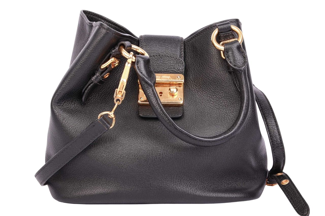 Miu Miu Shopper Schwarz