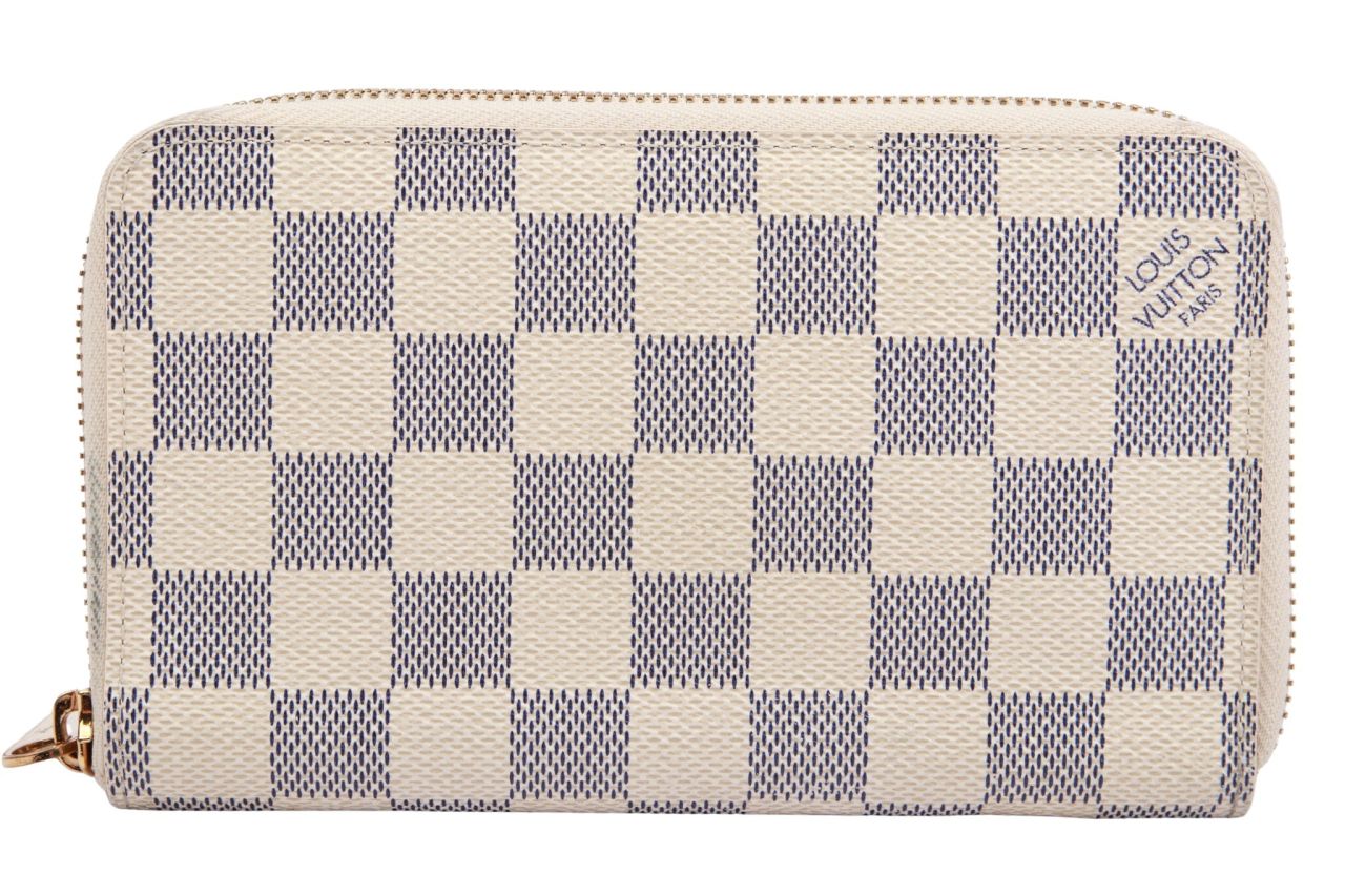 Louis Vuitton Zippy Portemonnaie Damier Azur Canvas