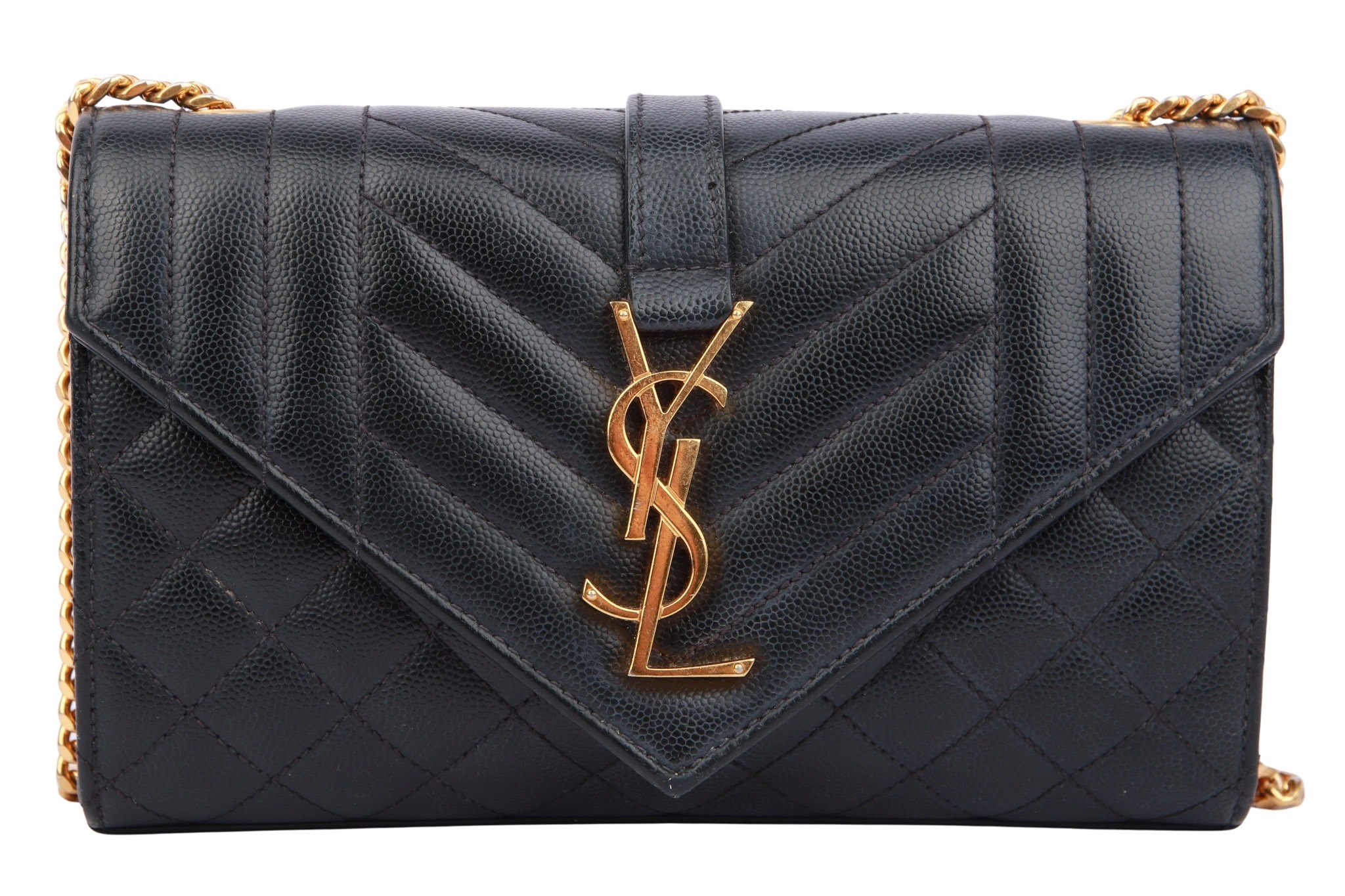 Saint Laurent Envelope Small Bag Schwarz