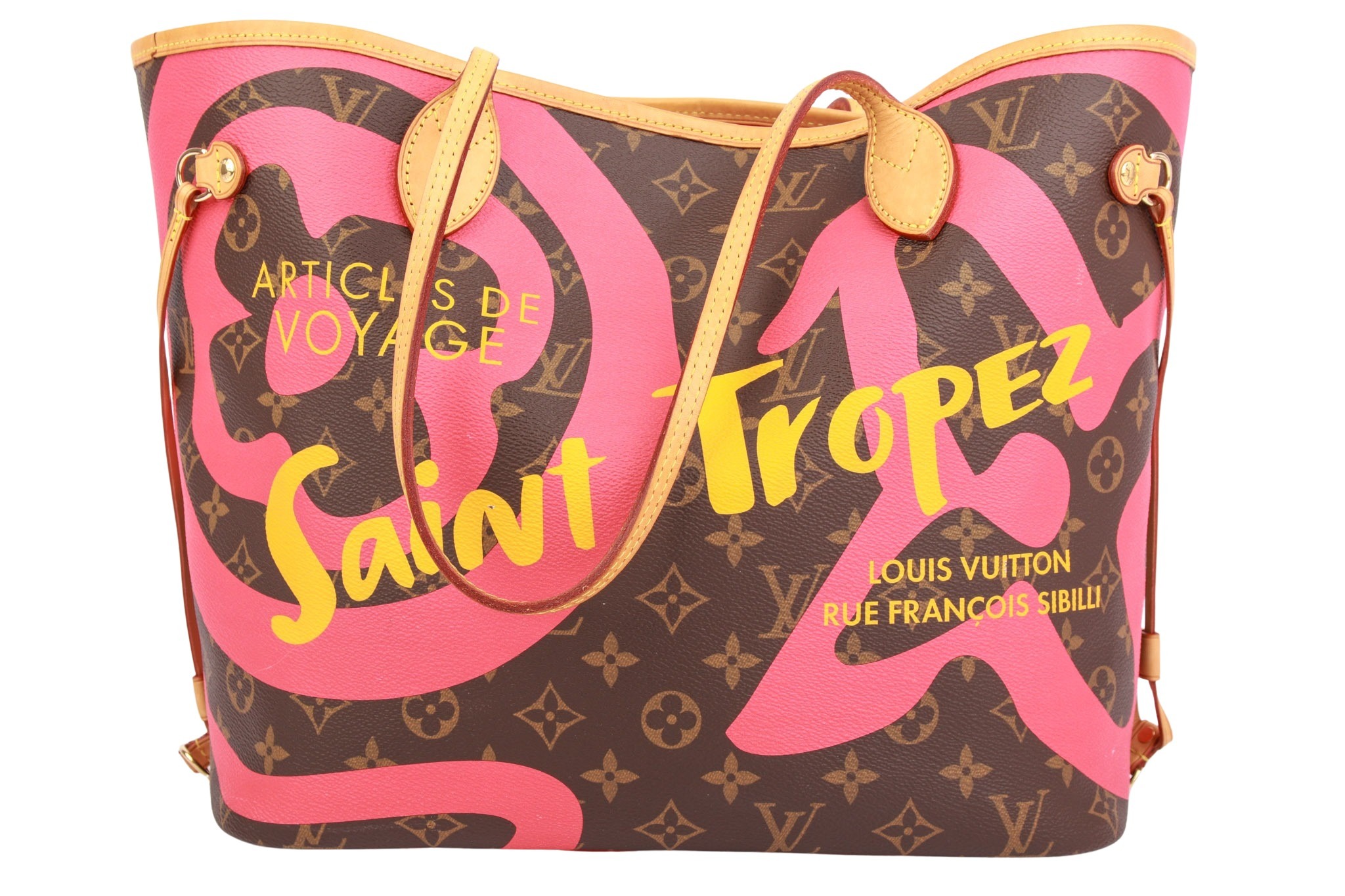 Louis Vuitton Neverfull MM "Saint Tropez" Canvas