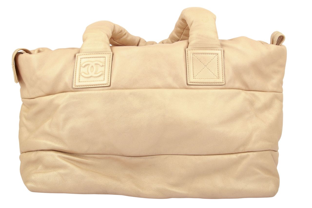 Chanel Coco Cocoon Tote Bag Champagner Gold