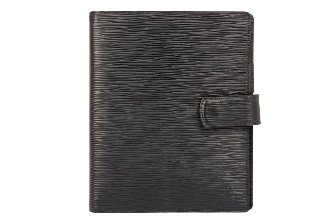 Louis Vuitton Agenda Epi Leder Schwarz