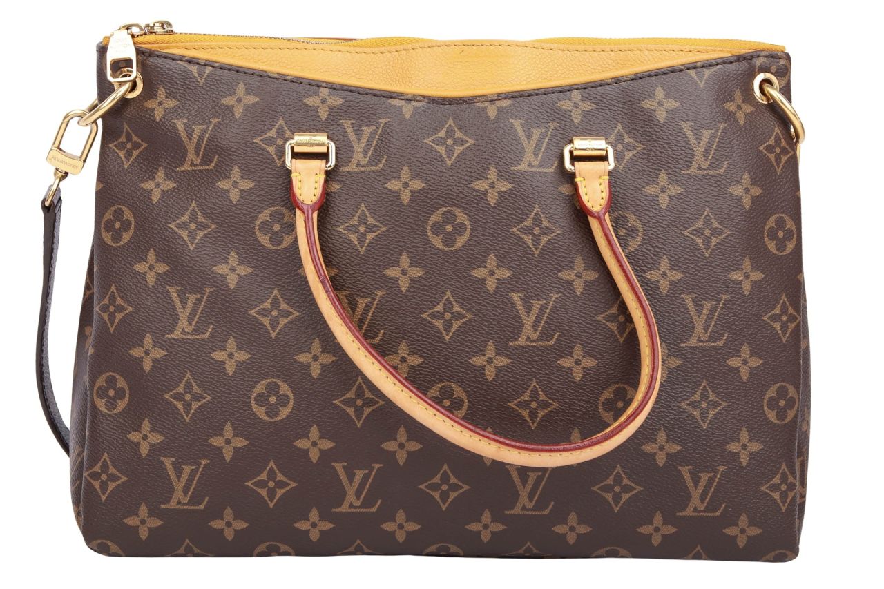 Louis Vuitton Pallas MM Monogram Canvas / Orange