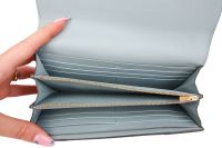 Preview: Céline Portemonnaie Kalbsleder Grau Preview: Céline Portemonnaie Kalbsleder Grau