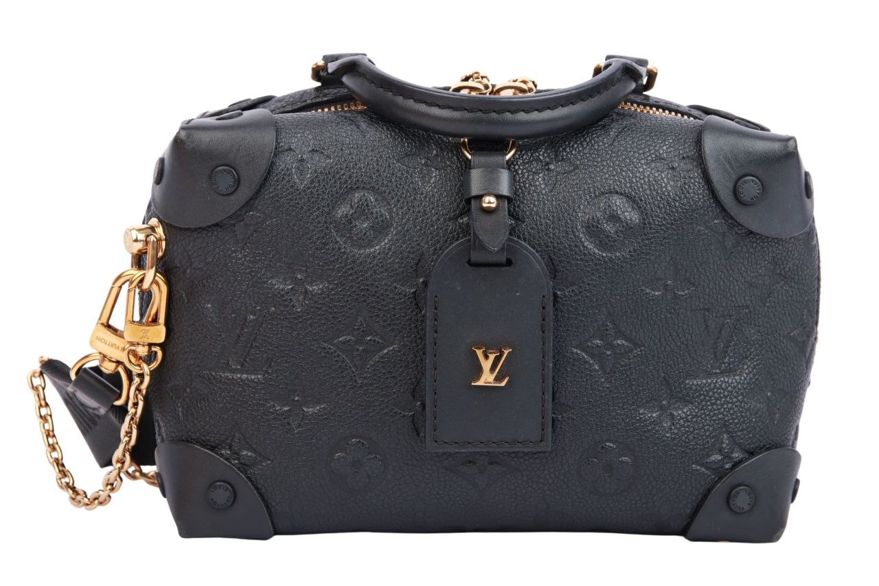 Louis Vuitton Petit Malle Souple Monogram Empreinte Black