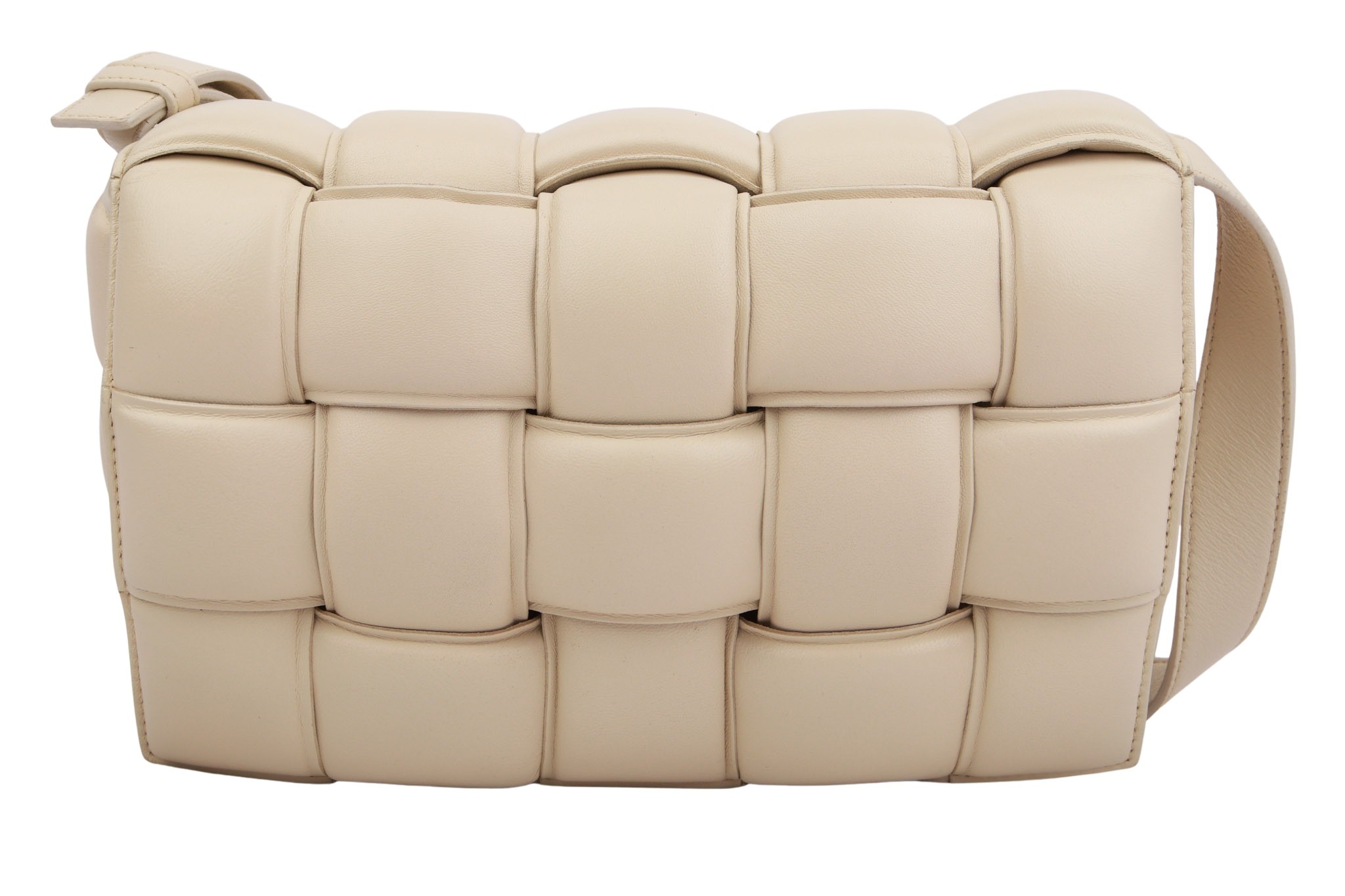 Bottega Veneta Padded Cassette Weiß