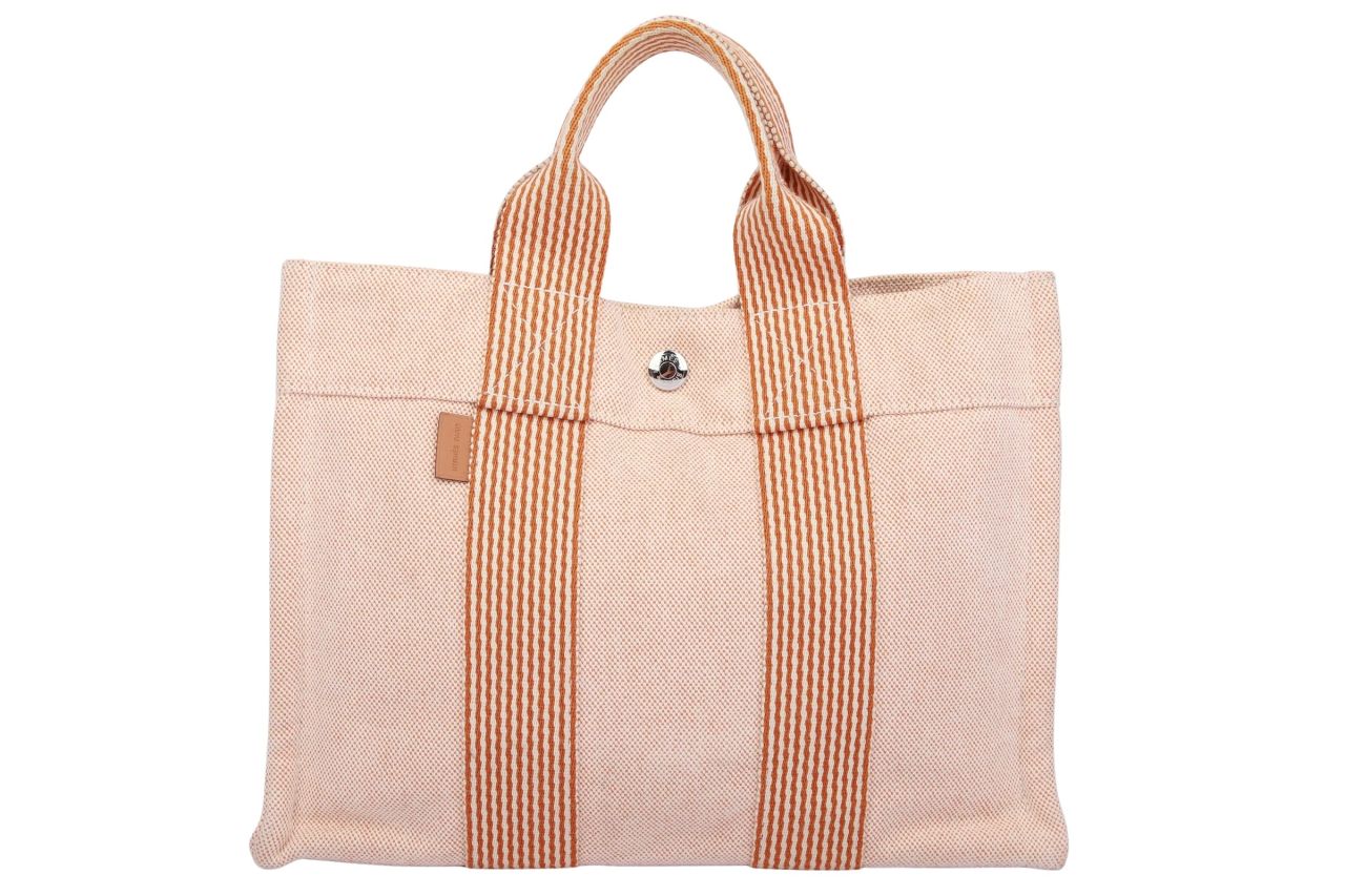 Hermès New Canvas Tote Bag Orange