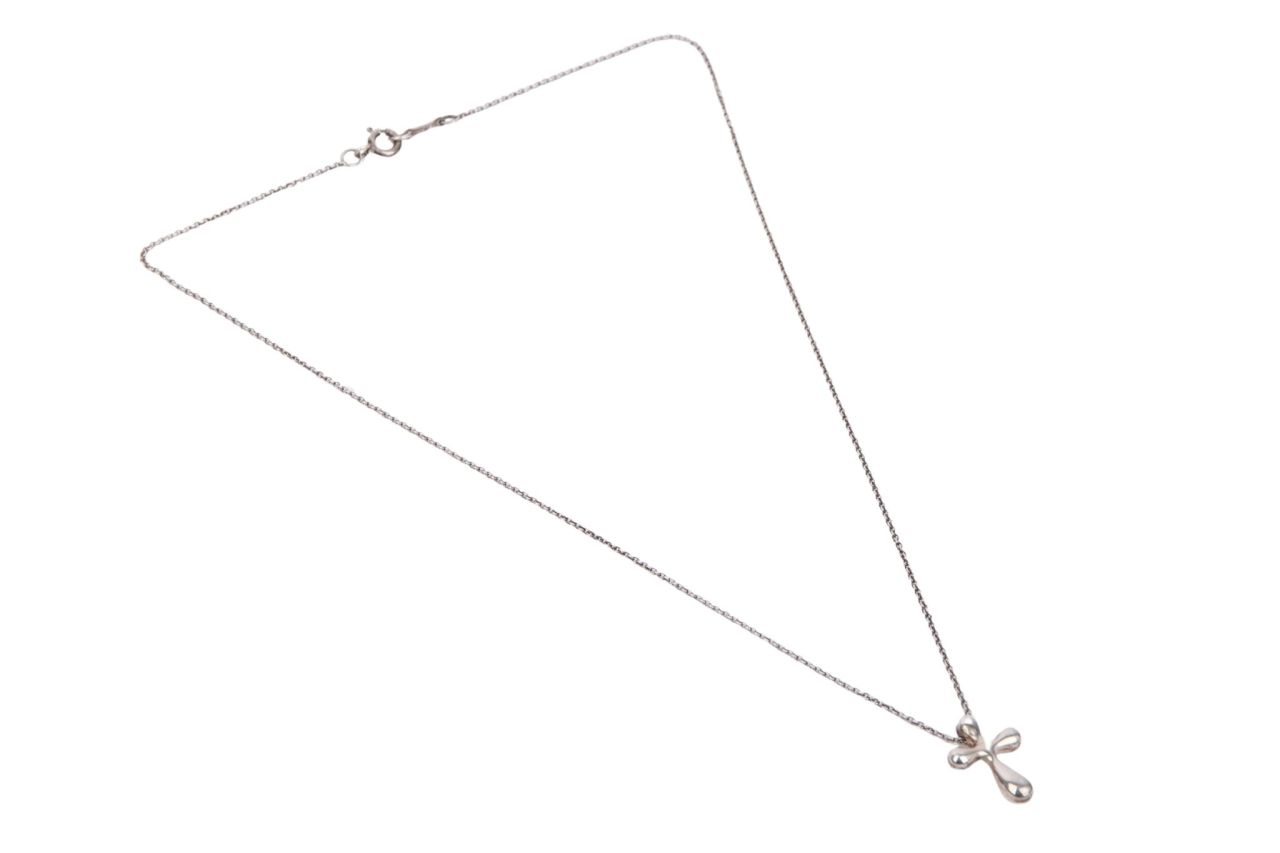 Tiffany & Co. Kreuz-Halskette Silber