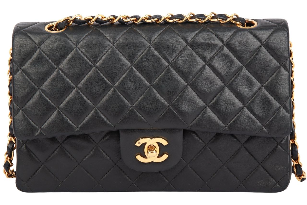 Chanel Timeless Classic Double Flap Medium Schwarz