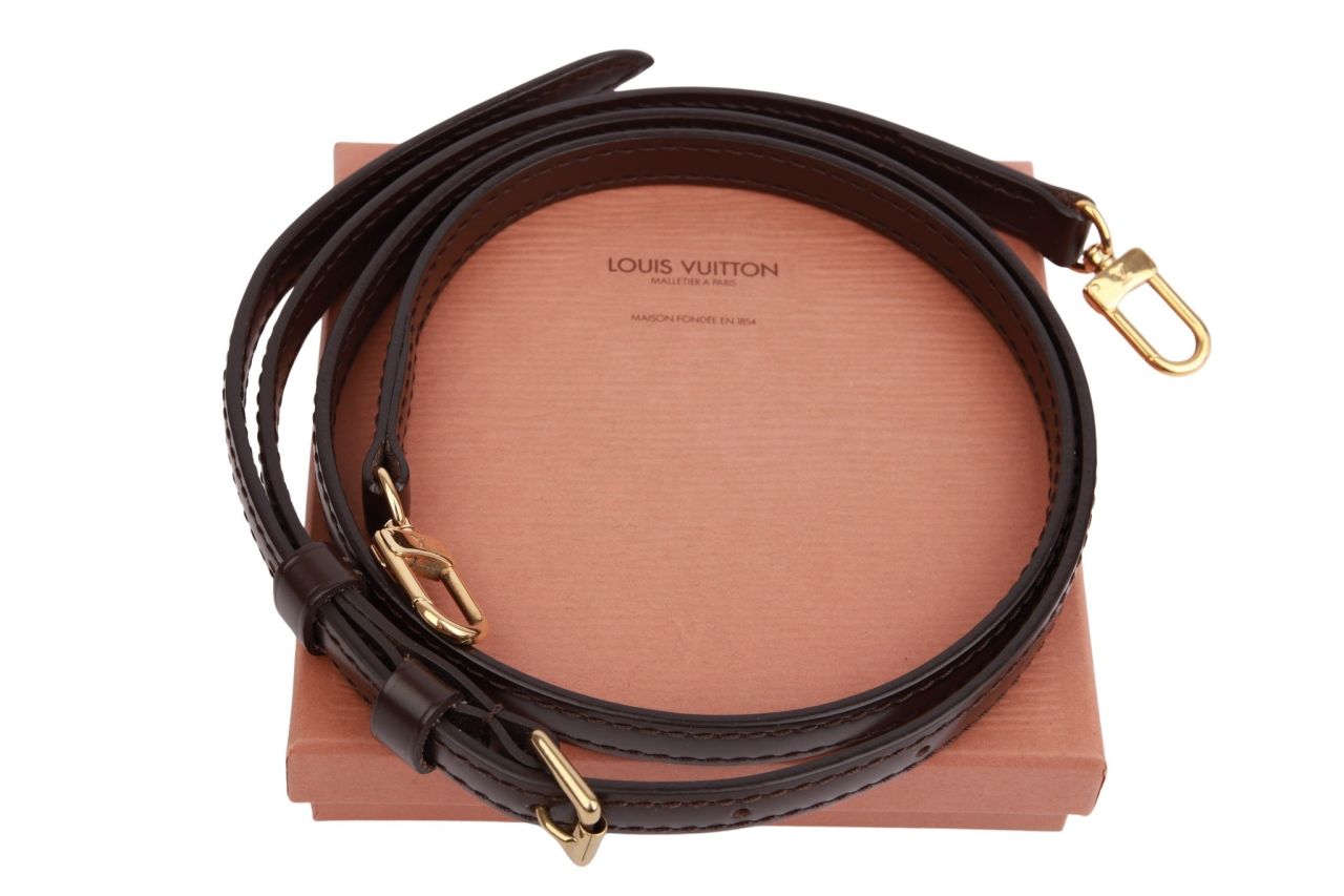 Louis Vuitton Schultergurt Leder Braun