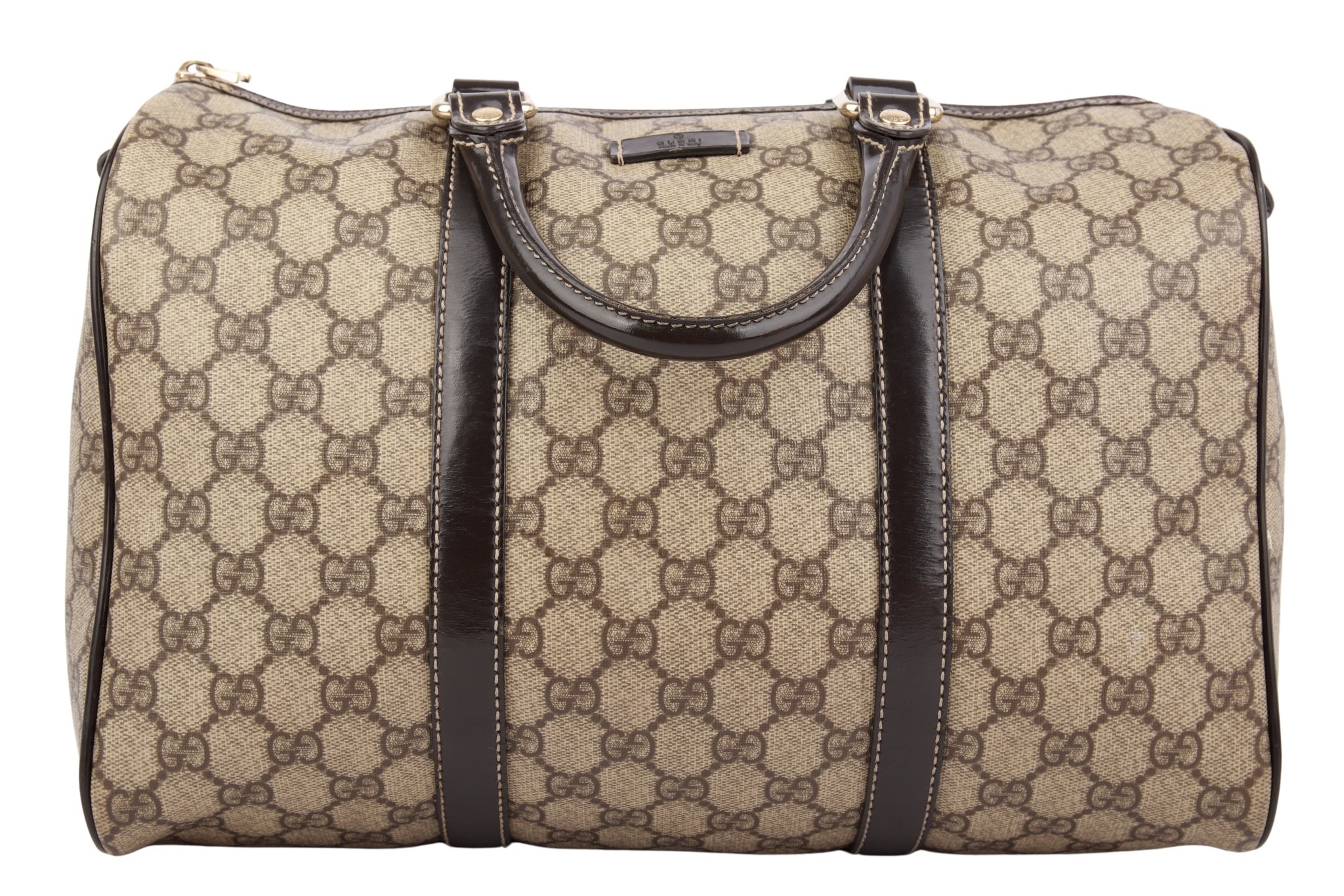 Gucci Boston Bag GG Canvas Brown